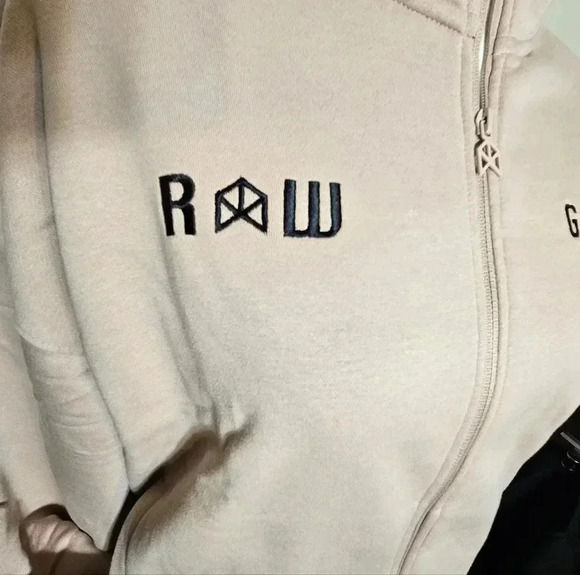 Raw Gear for the people light pink women's small hoodie - Picture 3 of 10